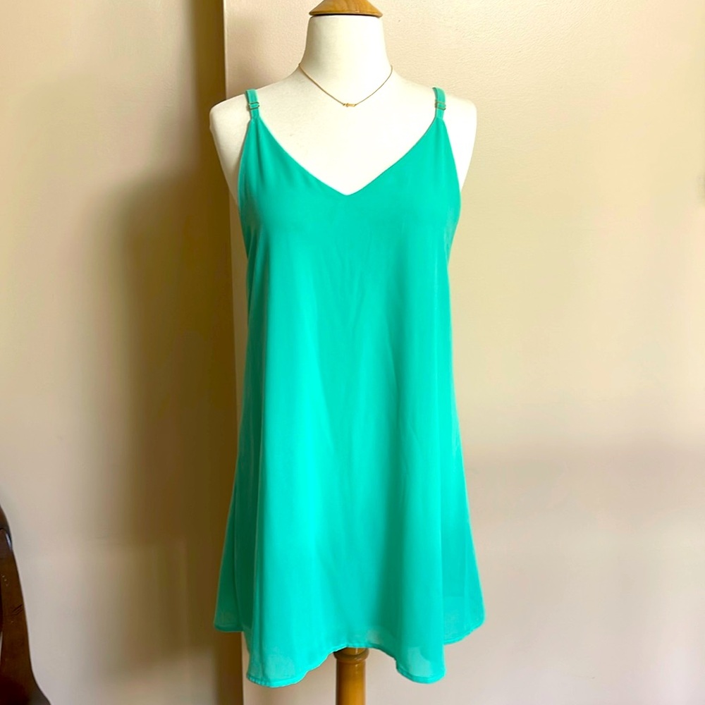 Lulus size S ladies dress mint green